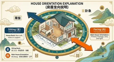 房屋坐向怎麼看？2 分鐘搞懂二十四山，免費用地圖查