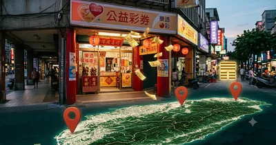 2026 開出億元頭獎的 22 家彩券行，卦象藏著什麼共同點？